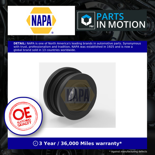 Crankshaft pulley fits - crankshaft, (tvd)