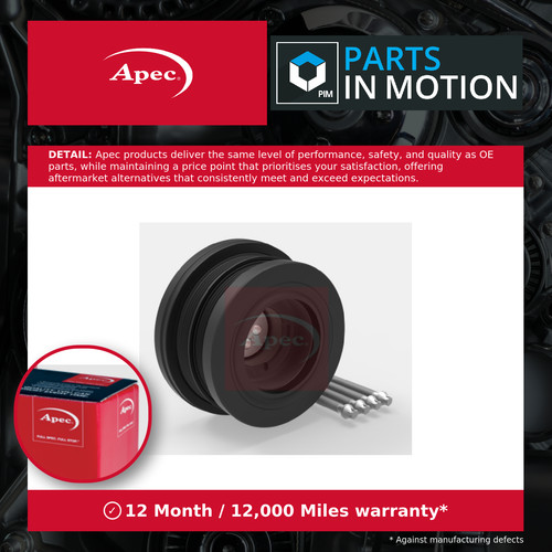 Crankshaft pulley fits - pulley, (tvd)