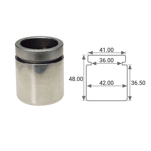 Rear brake caliper 42mm piston - caliper,