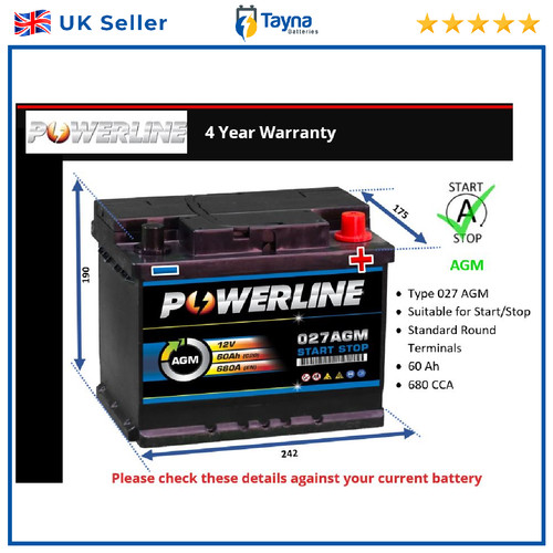 Agm battery fits bmw 330e - agm,