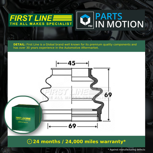Joint boot fits bmw - bmw, e46