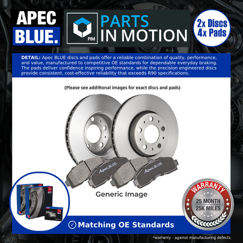 Vented brake discs and - vented, pads