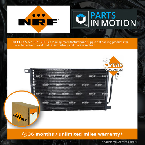 Air con condenser fits - fits, bmw