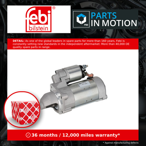 Starter motor fits bmw - starter,