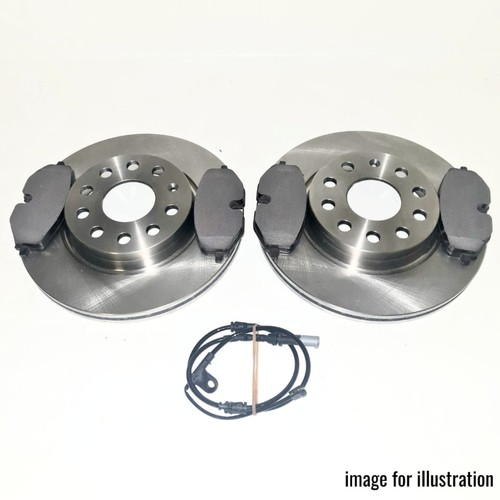 Front brake discs 312mm pads - brake,
