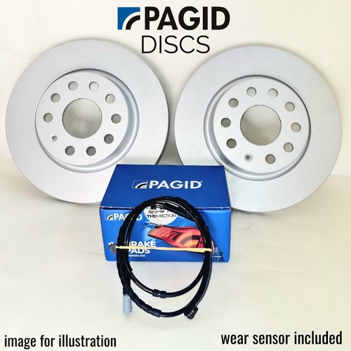 Pagid front brake discs pads - front,