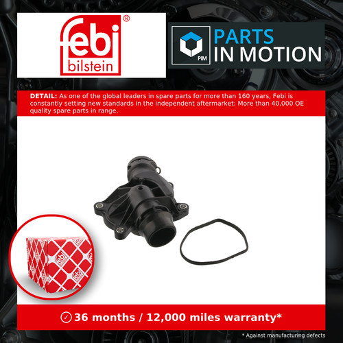 Coolant thermostat fits bmw - thermostat,