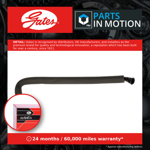 Crank case breather pipe hose - case,