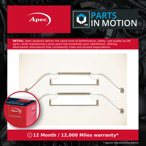 Brake pad fitting - kit, bmw