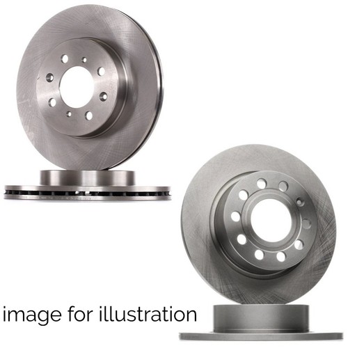 Front and rear brake discs - rear, for