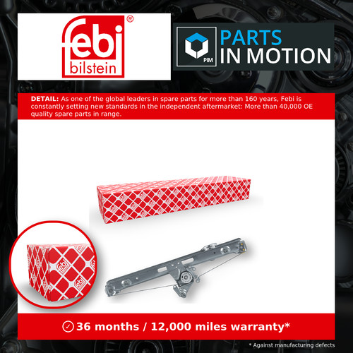 Window regulator fits bmw - window,