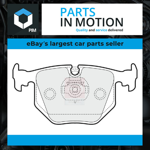 Brake pads set fits bmw - pads, 330