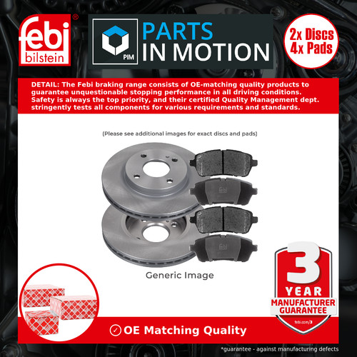 Brake discs and pads vented - discs,