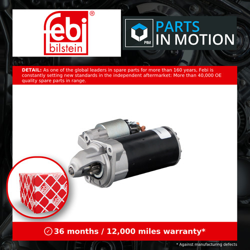 Starter motor fits bmw - motor, e46