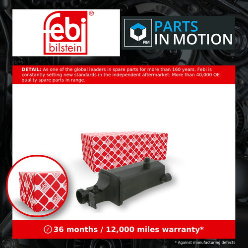 Coolant expansion tank - coolant, fits