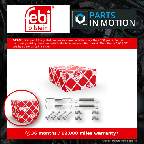 Brake shoe fitting kit - fitting,